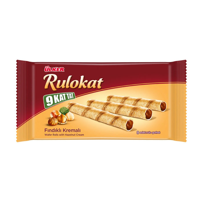 Ulker Rulokat 9 Kat Tat Hazelnut Cream - 10pcs Ulker Chocolate
