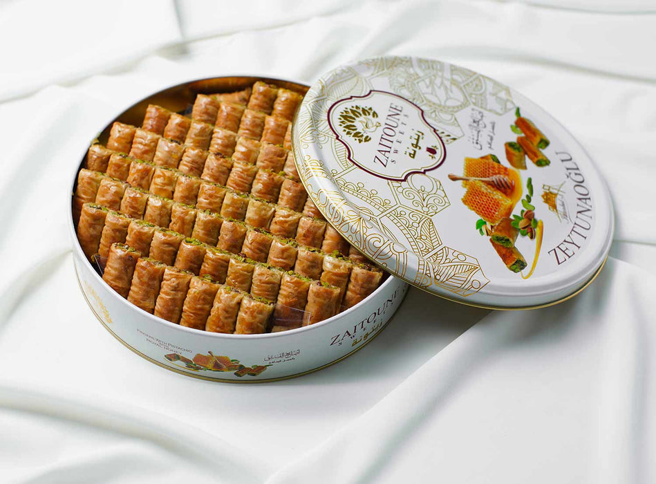 Zaitoune - Pistachio Fingers with Honey (1.1 lb | 500 grams) Zaitoune Middle Eastern